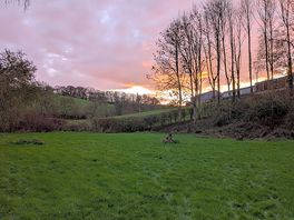 Sunset over the neighbouring fields