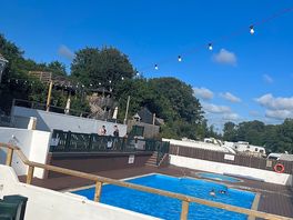 Outdoor pool which we didn’t use only because we just didn’t book long enough