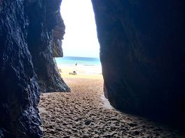 Beach cave