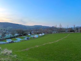 View across the site whilst in the dog walking field