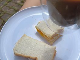 Coffee and bacon butty