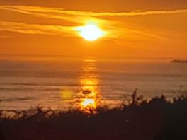 Sunset from camp breath taking.