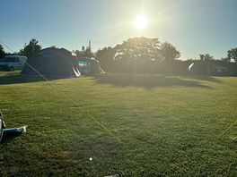 View from our tent in the day