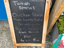 Food van turkish special is lovely