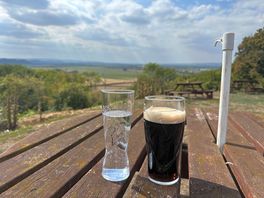Drinks in the beer garden