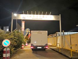 L'entrée du camping