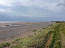 The beach next door