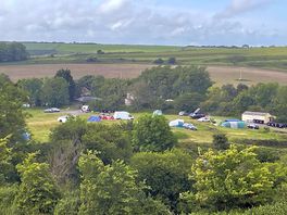 Corner campsite