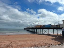 Paignton beach and pier