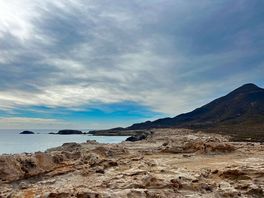 Beach and mountain