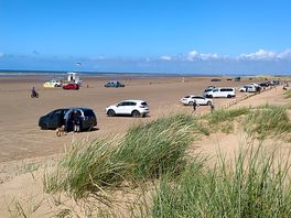 Kids loved the sand dunes and surf