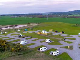 Aerial view of the site