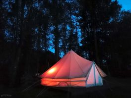 Tent by night