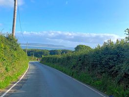 Mountain road view