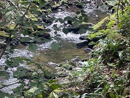 Nearby waterfall is worth a visit. there are many old mill and works ruined buildings, too
