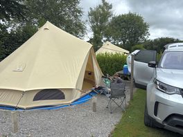 Settling into the campsite