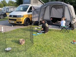 Our set up for the weekend