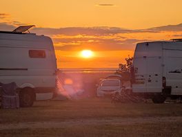 Sunset over the salt marshes!