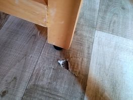 Floor demages.