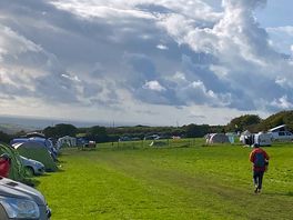 Plenty of space on site with big pitches