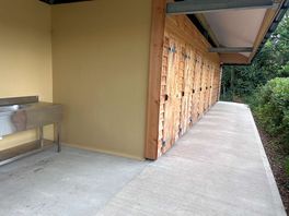 New shower & toilet block was beautiful and always clean