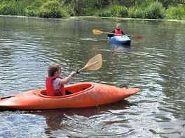 Kayaking on the lake