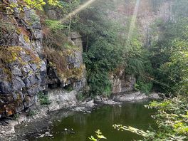 Used to be a quarry but still has beautiful views