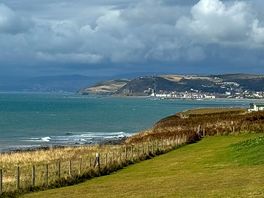 View toward aberystwyth