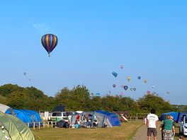 Balloons from camp