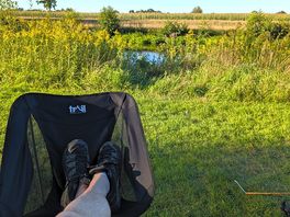 Relaxing by the river