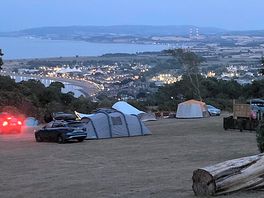 View from campsite