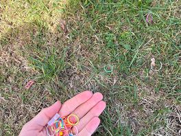 Müll, den wir auf dem stellplatz gefunden haben.