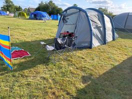 We had plenty of room to ourselves, even though the site was almost full.