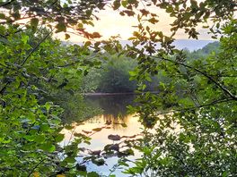 Lakeside sunset