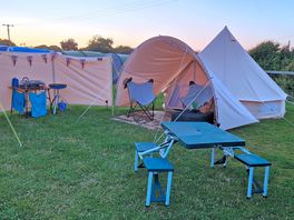 If the safari glamping tents are booked, why not bring your own glamping tent?