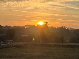 Sunrise over the lake