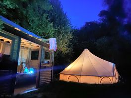 Night time on the farm