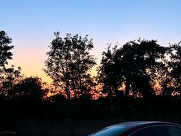 Sky lit evening