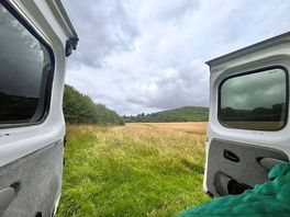 View from the van