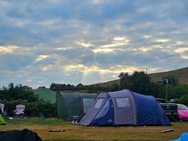 Sunrise and rays threw the clouds, watched this at 7am in pure peace and quiet with a cuppa in hand