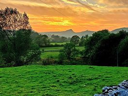 Chrome hill in the sunset