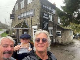 After our walk ….run by the pub staff !