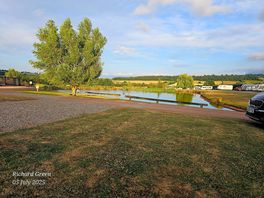 View to the fishing lake