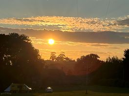 Beautiful sunset view