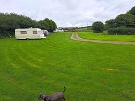 View from the front of our campervan
