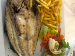 Sea bass lunch
