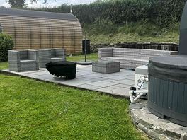 Wye pod outside seating