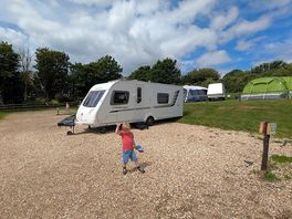 Our spacious pitch