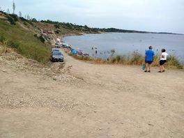 Spiaggia adiacente al camping.. bellissimo posto .