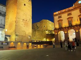 The old city at night